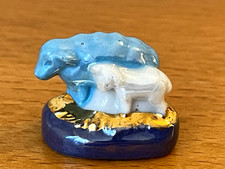 RARE Fève Mouton Agneau Bleu