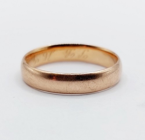 Bague alliance antique rose - alliance, or