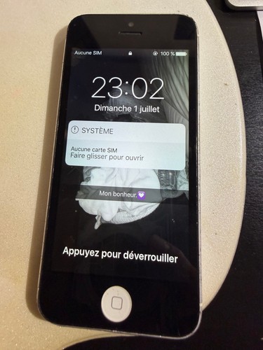 Téléphone portable iphone - téléphone, 5