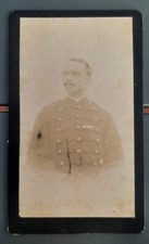 PHOTO 1900 CDV très usée Uniforme Militaire Français