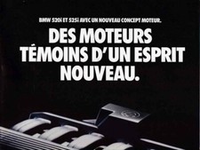 Catalogue Brochure BMW 520i / 525i E34 1/1990 Belgique en français