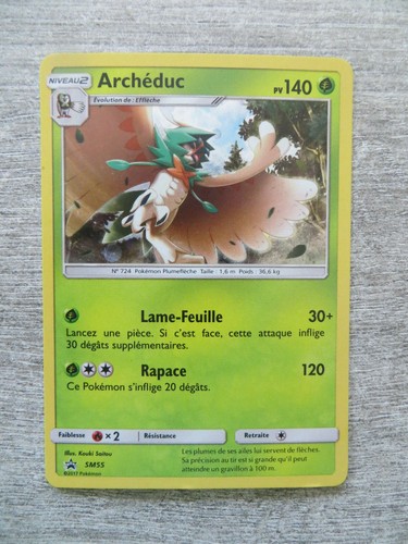 Carte pokemon archéduc pv140 - pokemon,