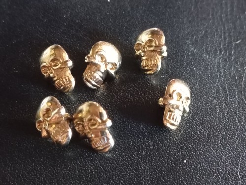 Lot boutons tete mort - lot, 6