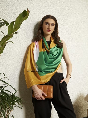 Foulard carré soie crêpe - carré,