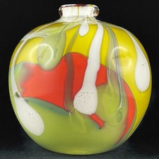 Superbe VASE Vintage Verre SABA FRÈRES à BIOT Glass 90 verrerie/novaro/luzoro...