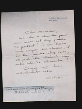 COLETTE - lettre autographe