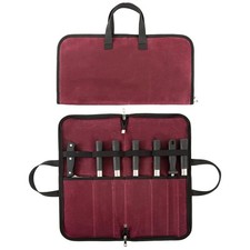 Sac à couteaux en toile cirée de 400 ml avec 7 compartiments pour couteaux et...