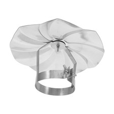  Chapeau de cheminée extérieur : protège-tuyau contre la pluie, chapeau