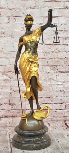 Sculpture bronze themis - sculpture,