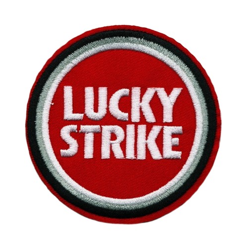 Lucky strike embroidered iron - strike,