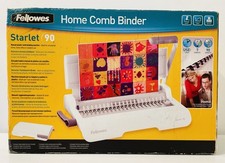 Fellowes Starlet 90 Perforelieur par anneaux plastique Blanc, Etat comme neuf 