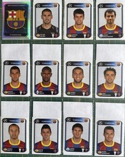 Lot 12 stickers Panini Champions League 2010-2011 Fc Barcelona Messi 224