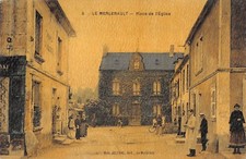 CPA 61 LE MERLERAULT PLACE DE