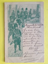 Illustration Signée Louis GEOUx ? MILITAIRES SOLDATS BELGES Lion des Flandres