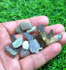 Pierre précieuse en vrac rougeoyante multi bleu feu labradorite brute 109...