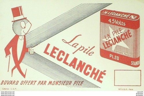 Buvard leclanche eclairage - buvard,