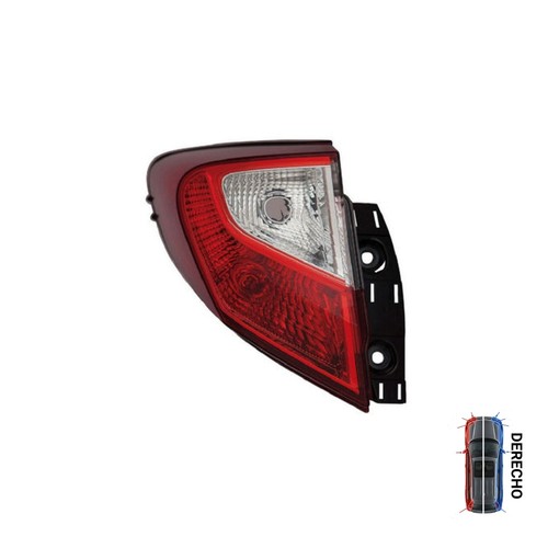 Feu arrière extérieur led - feu,