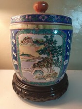 POT A GINGEMBRE en PORCELAINE