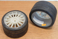 VINTAGE jantes 95mm NITRO RC roue PNEUS de piste WHEELS voiture TIRES course CAR