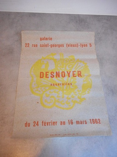 Affiche desnoyer aquarelles - affiche,