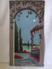 carton publicitaire vins spiritueux alfred gonzal CORBIE Somme