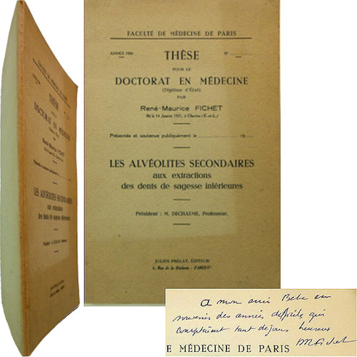 Thèse 1950 fichet - fichet, alvéolites