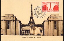 Carte maximum - n° 911 - Assemblée des Nations Unies - Paris 1951