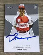 Drew Romo Signed 2019 Perfect