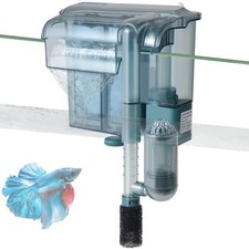 350L/H Filtre à Accrocher pour Aquarium Filtre pour Aquarium Ultra - Silencie...