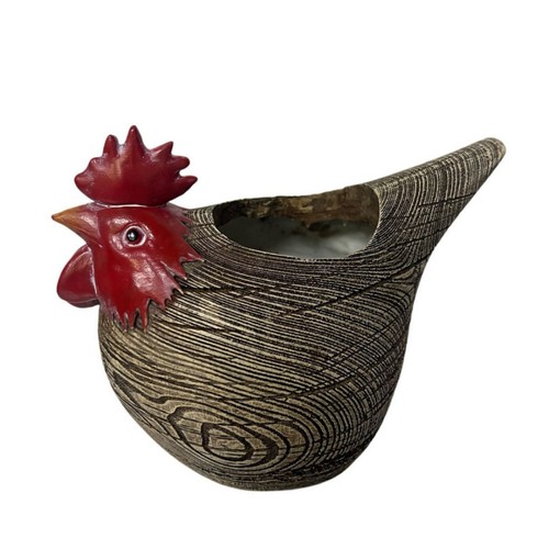 Jardinière forme poule - en,