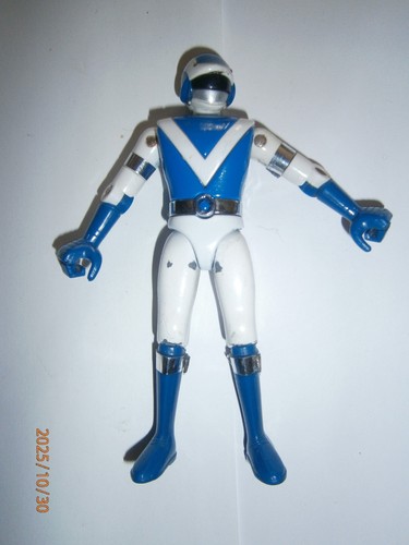 Bioman liveman bleu die cast - die,