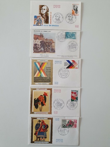 Enveloppes 1er jour france - enveloppes,