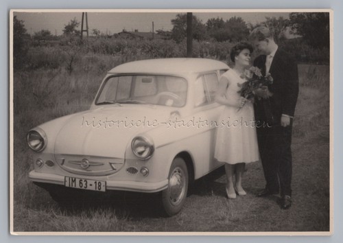 Trabi trabant car old photo - trabi,