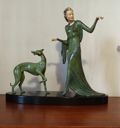 Statue art deco - , la