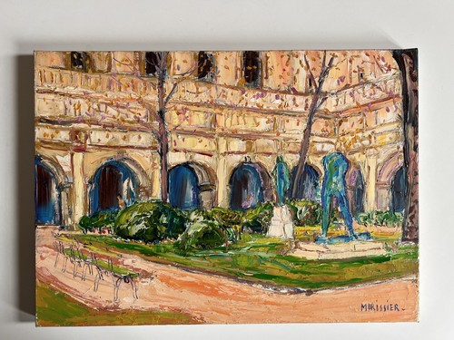 Huile sur toile morissier - huile,