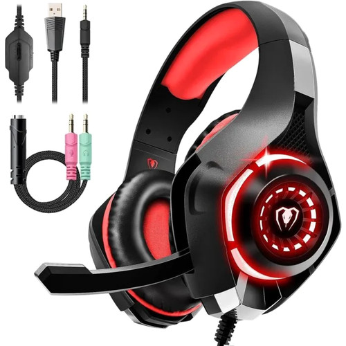 Casque gaming stéréo basse - gaming,
