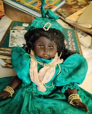 Ancienne poupee noire - poupee,