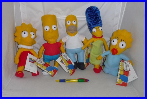 Simpsons peluche set - simpsons,