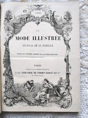Ancien livre mode - livre, la