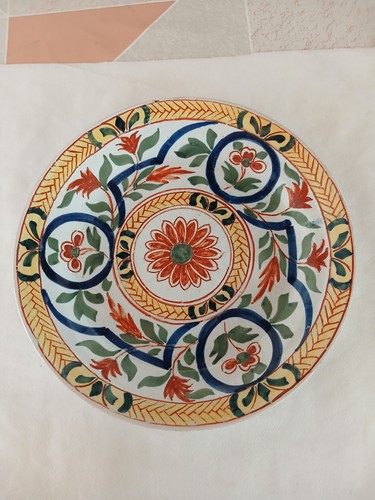 Xviii assiette faience - xviii,
