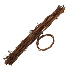 Cadre en forme de cintre, couronne en rotin DIY, fait à la main, cadre en rotin