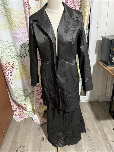 Ensemble noir soirée veste - noir,