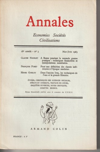 Annales economies sociétés - annales,