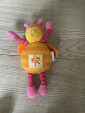Doudou Peluche Abeille Moulin Roty Louna 17cm Orange Knuffel Rose Jaune
