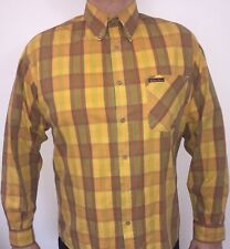 Chemise manches longues Marlboro Classics made in Italy T.40 jaune à rayures