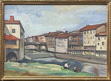 Expressionist Old City Canal