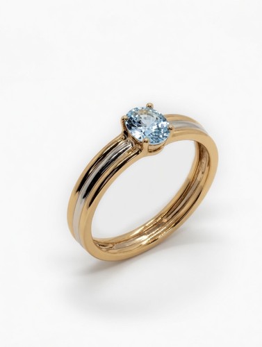 Bague carats bicolor - bague, 18