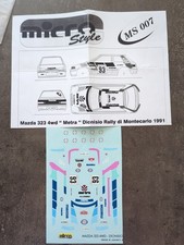 Decal 1/43 Mazda 323 4WD