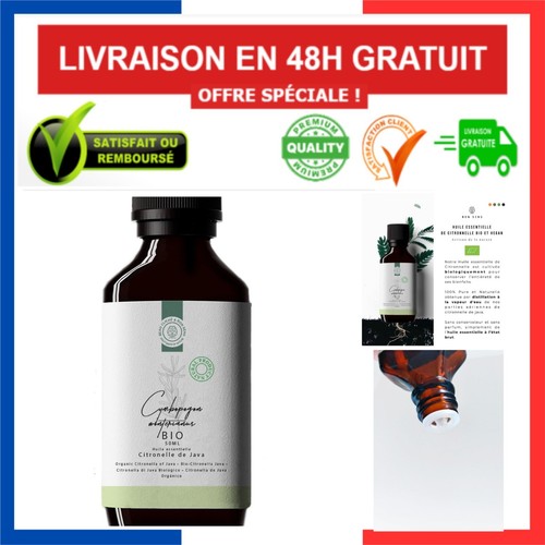 Huile essentielle citronnelle