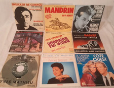 Bo feuilletons et séries télé 70' -80's - lot de 9x45trs